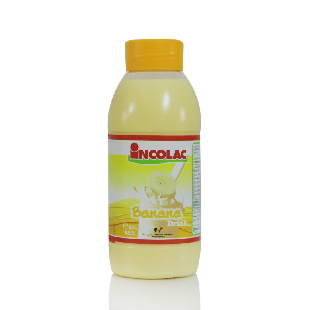 Incolac Flavored Milk Banana 500mlx20 (Carton)