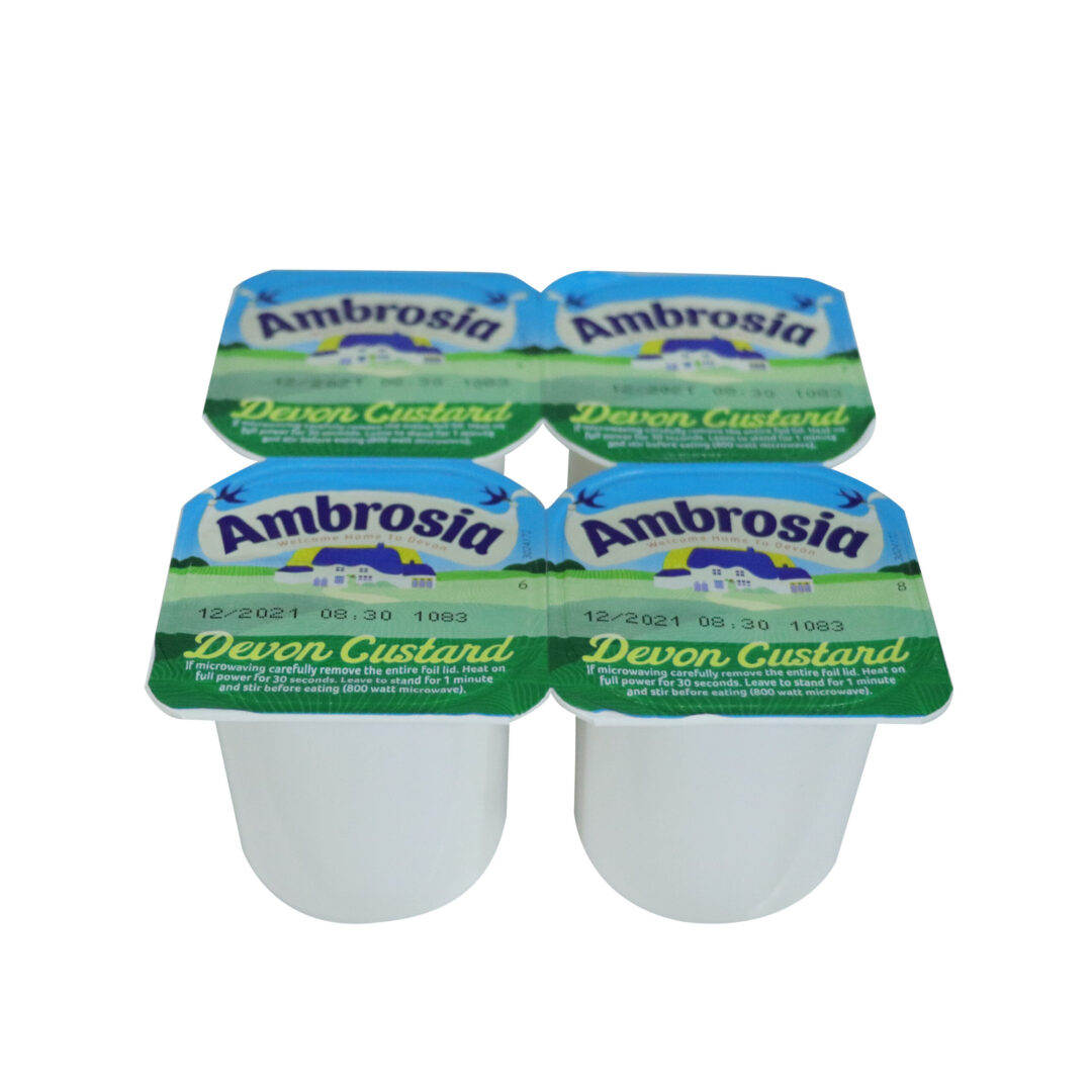 Ambrosia Custard (Pack of 4x125g) 3x500g (Carton)