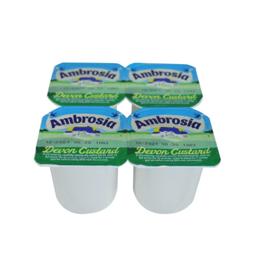 Ambrosia Custard (Pack of 4x125g) 3x500g (Carton)