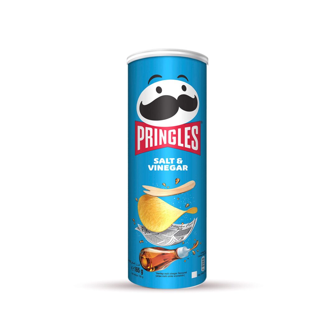 Pringles Salt & Vinegar 19x165g (Carton)