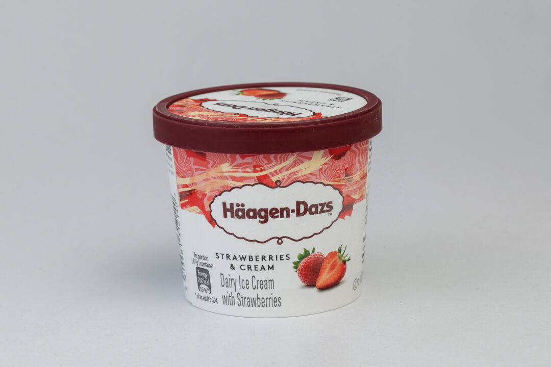 Haagen-Dazs Strawberry & Cream 24x100ml (Carton)