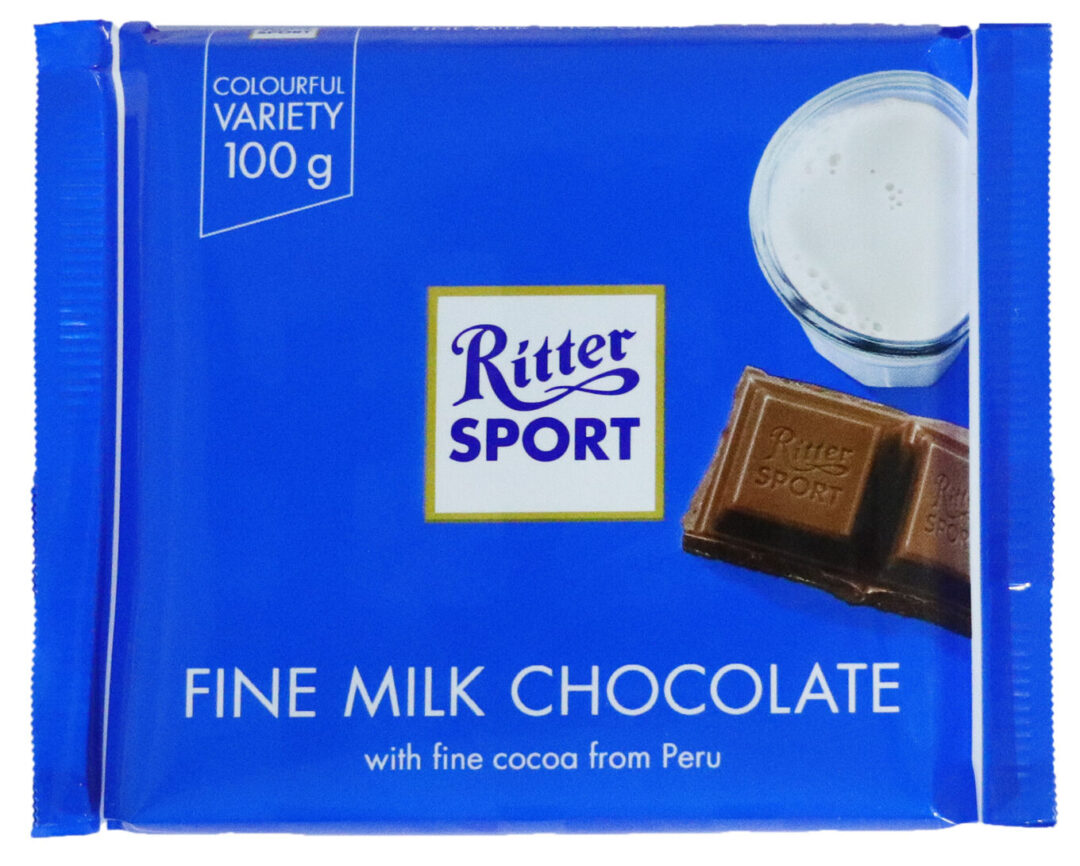 Ritter Sport Fine Milk Chocolate 100gx12 (Box)