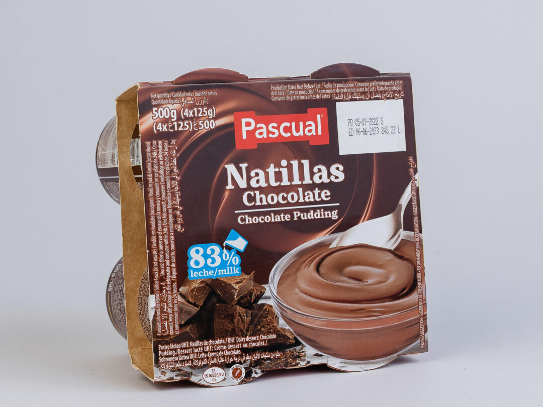 Pascual Pudding Chocolate (1x6x4) 125G (Tray)