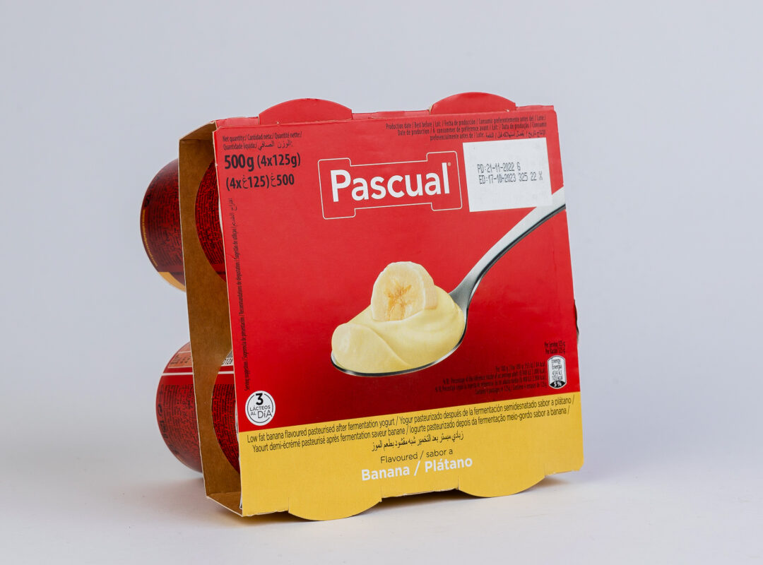 Pascual Flavored Yogurt Banana (1x6x4) 125G (Tray)