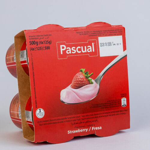 Pascual Flavored Yogurt Strawberry (1x6x4) 125G (Tray)