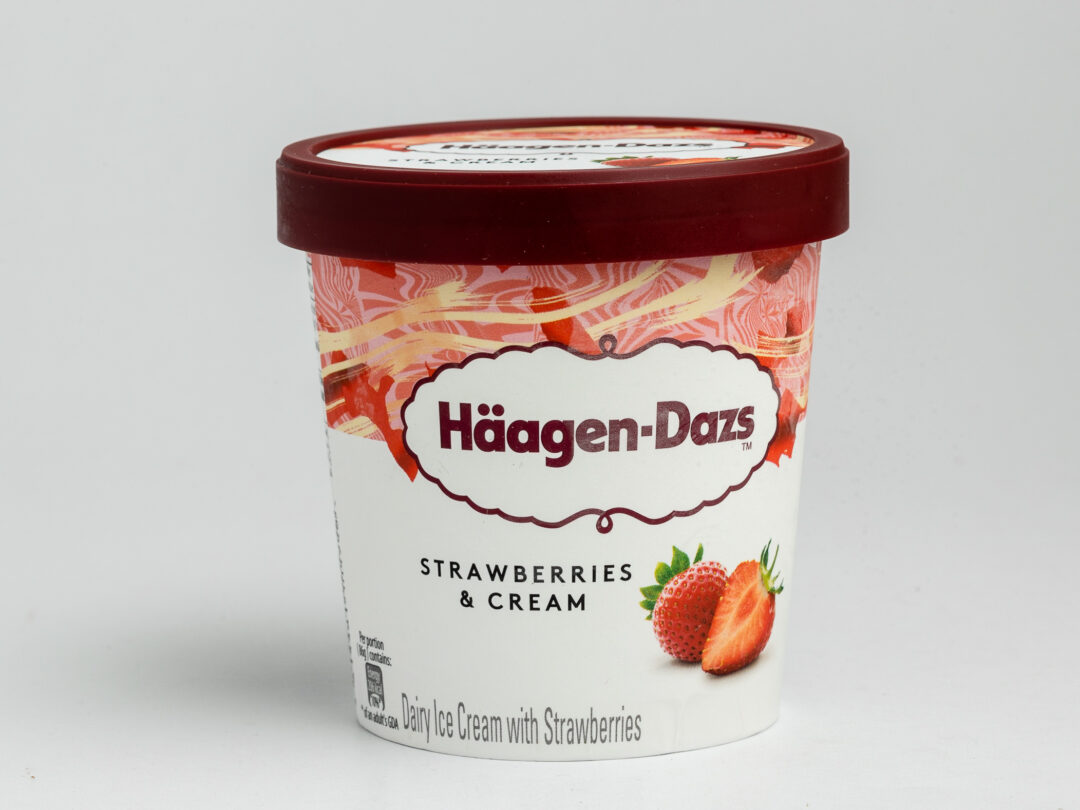 Haagen-Dazs Strawberry & Cream 8x460ml (Carton)