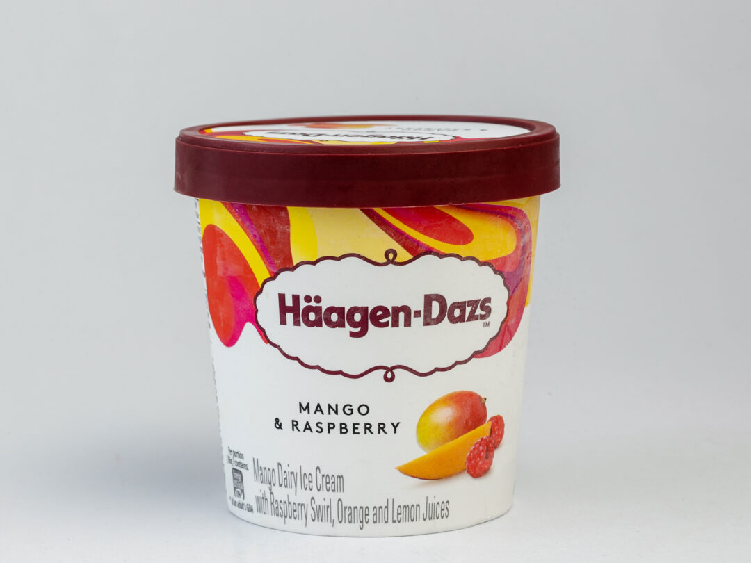 Haagen-Dazs Mango & Raspberry 8x460ml (Carton)