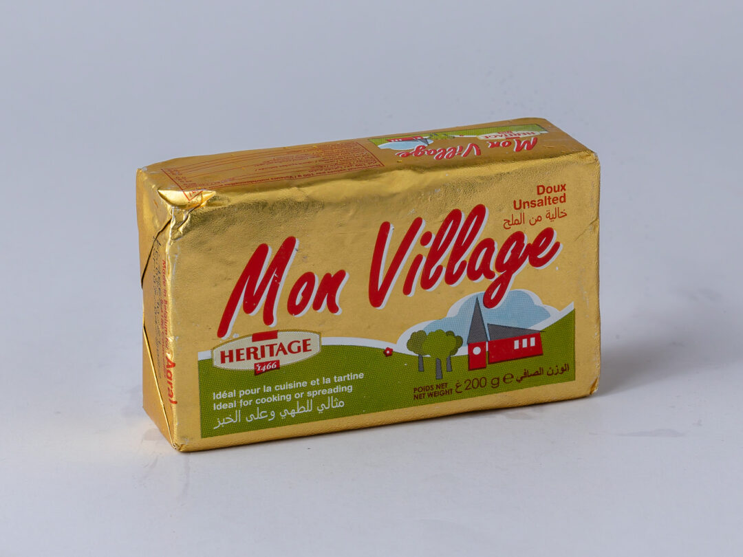 Mon Village Unsalted Butter 80% Fat 20x200g (Carton)