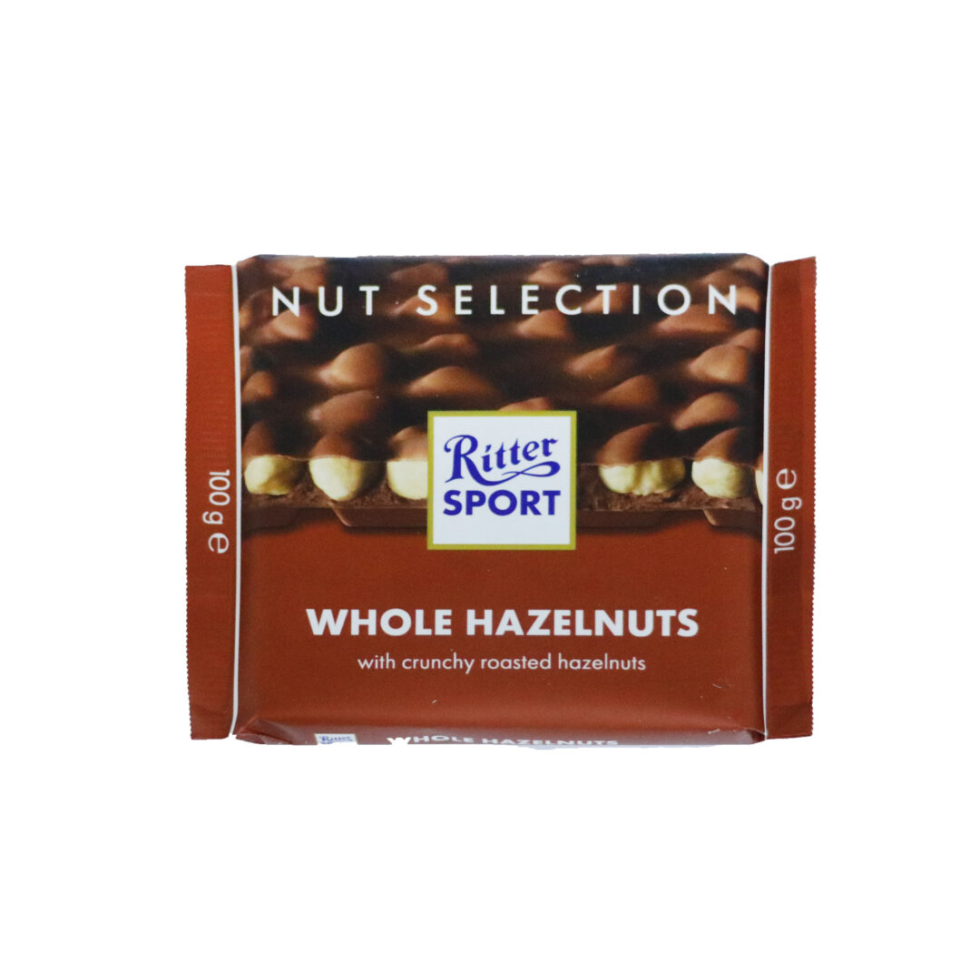 Ritter Sport Milk Choco With Whole Hazelnut 100gx10 (Box)