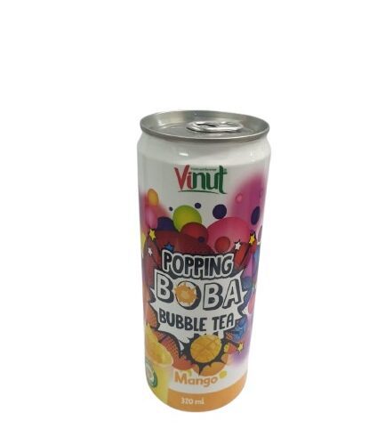 Vinut Popping Boba Ice Tea Mango 24x330ml (Ctn)