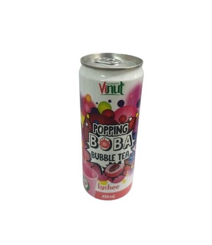 Vinut Popping Boba Ice Tea Lychee 24x330ml (Ctn)