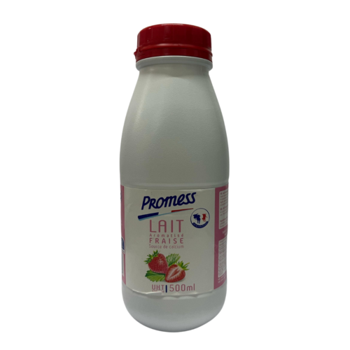 Promess Flavoured Strawberry Drink 500ml 1x12 (Ctn)